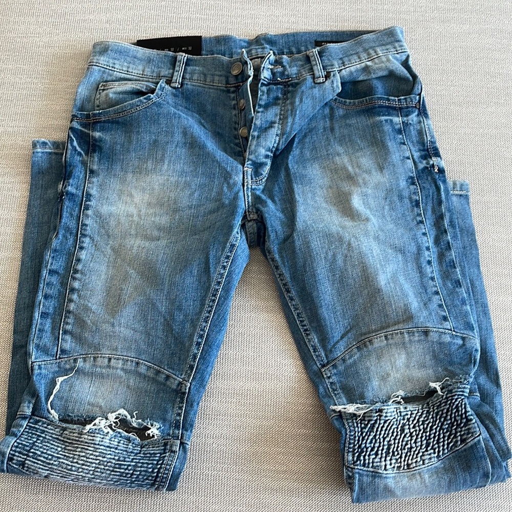 Zara biker jeans